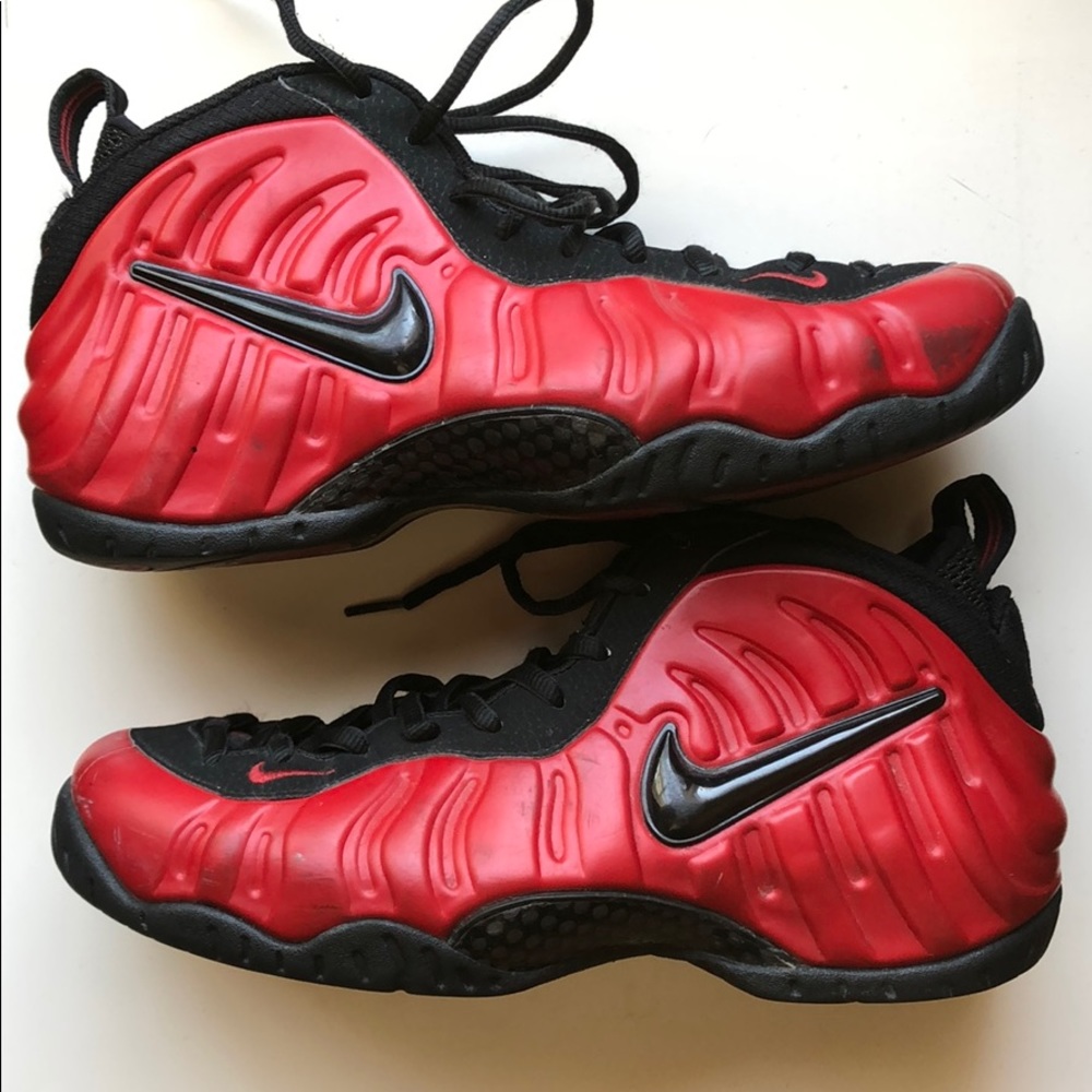 Varsity Red Nike Foamposite Pro 2002